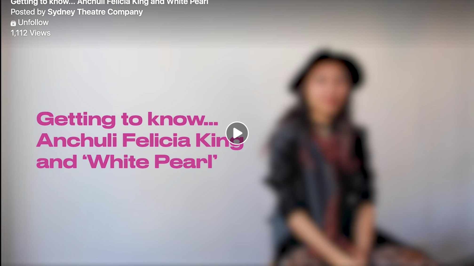 Getting to know...Anchuli Felicia King and White Pearl